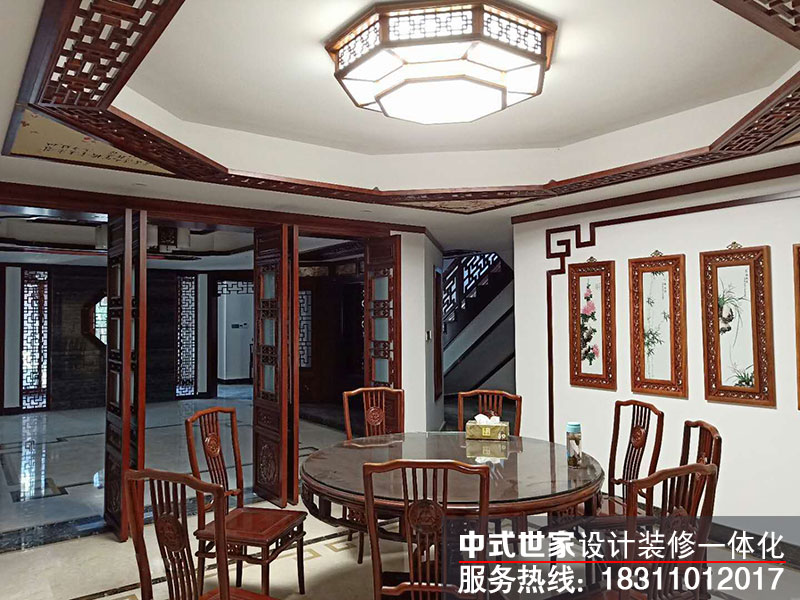 郑州中式家装柱子到底如何设计,家庭装修中式里要注意哪些问题